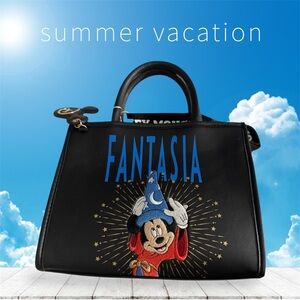 Disney has Fantasia Black Handbag Primark
